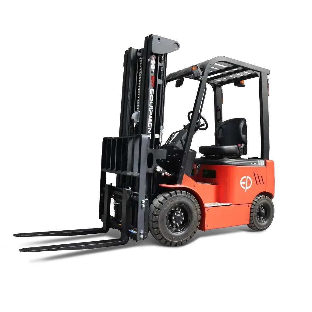 EP EFL181 1.8 tonne lithium forklift — front three-quarter view