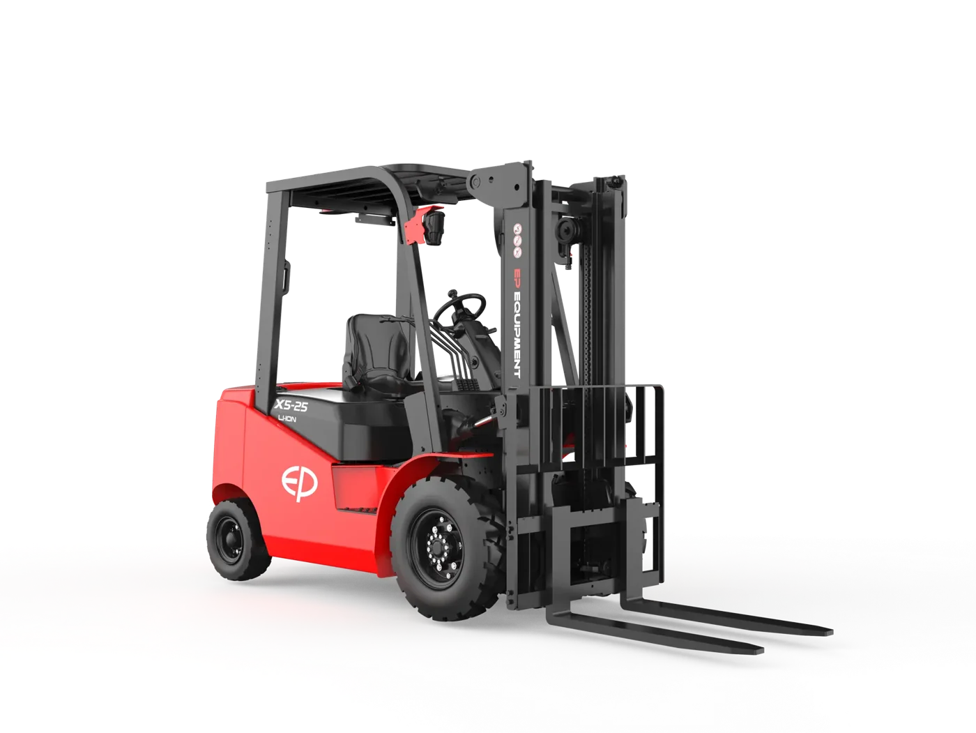 EP EFX5-251 2.5 tonne lithium forklift — three-quarter view